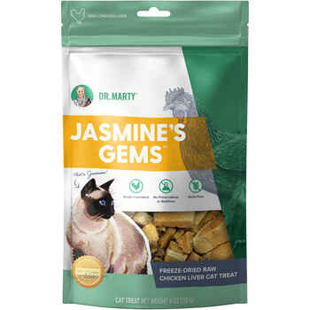 Dr. Marty Jasmine’s Gems Freeze-Dried Raw Chicken Liver Cat Treats - 4 oz Bag product detail number 1.0