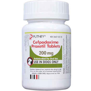 Cefpodoxime Proxetil 200 mg (sold per tablet) product detail number 1.0