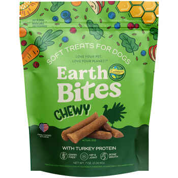 Earthborn Holistic Earth Bites Chewy Turkey Protein Grain Free Soft Dog Treats 7 oz Bag product detail number 1.0