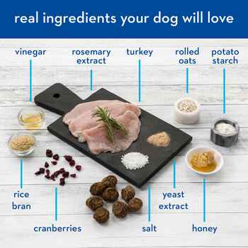 SPOT FARMS® All Natural Human Grade Dog Treats, Turkey Meatball with Cranberries