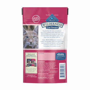 Blue Buffalo BLUE Wilderness Soft-Moist Chicken and Salmon Recipe Cat Treats 2 oz Bag