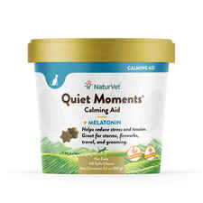 NaturVet Quiet Moments Calming Aid Plus Melatonin Supplement Soft Chews for Cats-product-tile