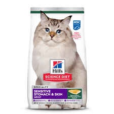 Hill's Science Diet Adult Sensitive Stomach & Skin Pollock Recipe Dry Cat Food-product-tile
