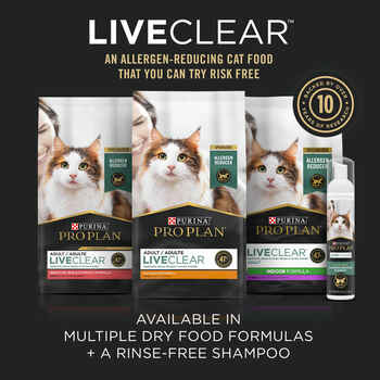 Purina Pro Plan LiveClear Adult Weight Management Chicken & Rice Allergen Reducing Cat Food