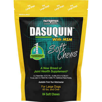 Dasuquin with MSM Soft Chews for Dogs Large Dogs 60+ lbs 84 ct product detail number 1.0