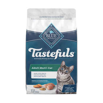Blue Buffalo BLUE Tastefuls Adult Multi-Cat Chicken and Turkey Recipe Dry Cat Food 15 lb Bag product detail number 1.0