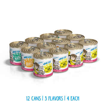 Weruva BFF Grain Free Big Feline Feast Variety Pack for Cats 12 10-oz Cans product detail number 1.0