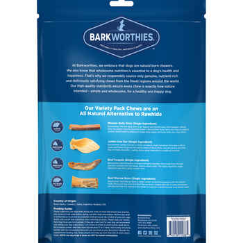 Barkworthies Variety Pack for Large Breed Dogs 4pk