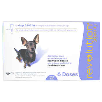 Revolution 6pk Dog 5.1-10 lbs product detail number 1.0