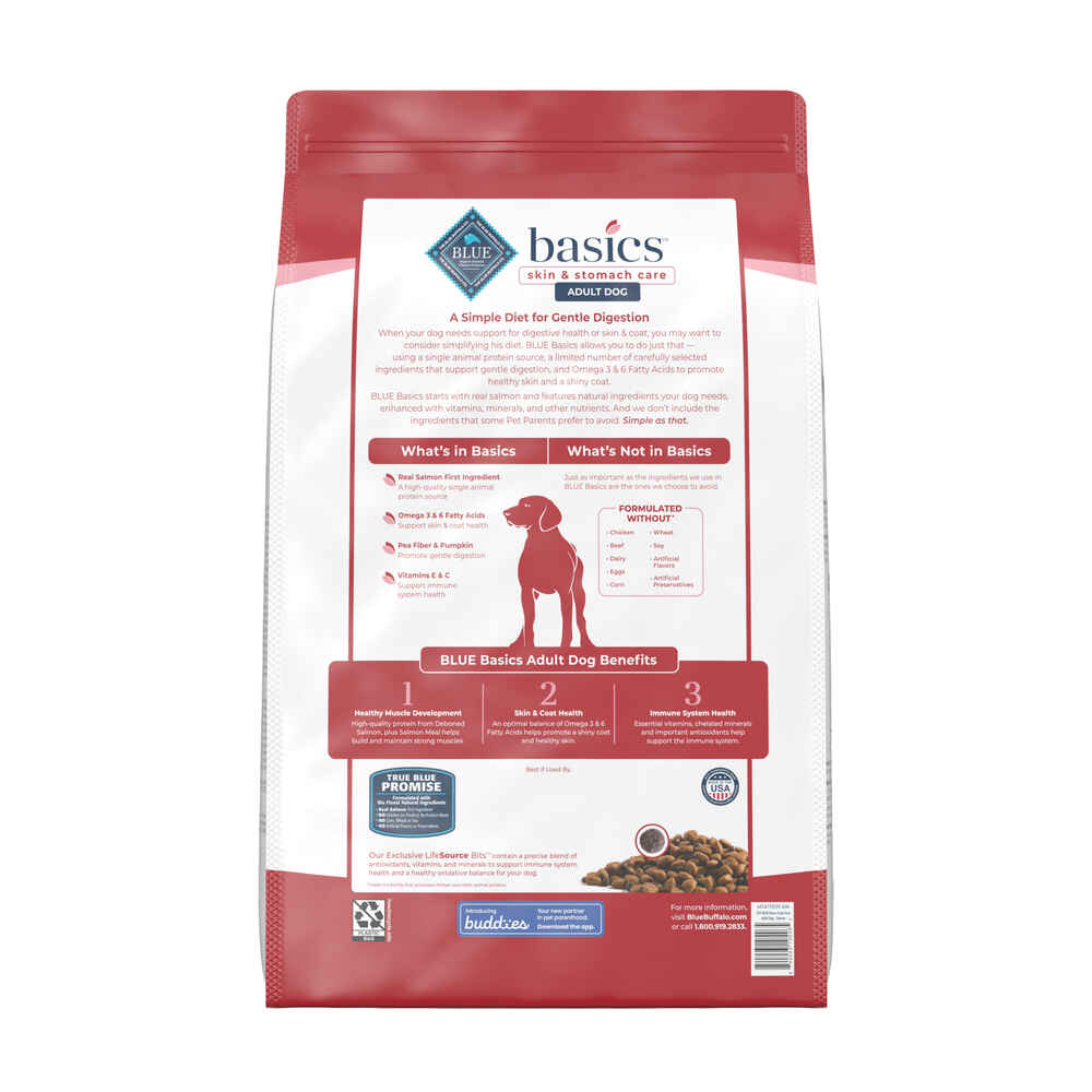 Blue Buffalo BLUE Basics Adult Skin & Stomach Grain-Free Salmon and Potato Recipe Dry Dog Food
