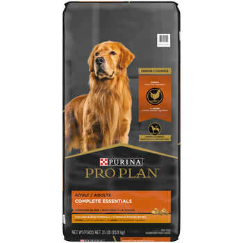 Purina Pro Plan Adult Complete Essentials Shredded Blend Chicken & Rice Formula Dry Dog Food 35 lb Bag product detail number 1.0