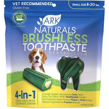 Ark Naturals Brushless Toothpaste Dental Chews Small, 8-20lbs product detail number 1.0