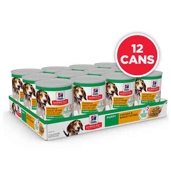 Hill's Science Diet Puppy Chicken & Barley Entrée Wet Dog Food - 13 oz Cans - Case of 12