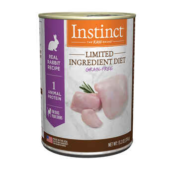 Instinct Limited Ingredient Diet Grain-Free Rabbit Recipe Wet Dog Food - 13.2 oz Can - Case of 6 product detail number 1.0