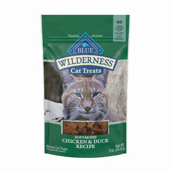 Blue Buffalo BLUE Wilderness Soft-Moist Chicken and Duck Recipe Cat Treats 2 oz Bag product detail number 1.0