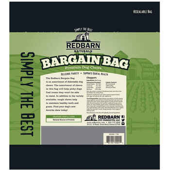 Redbarn Naturals Bargain Bag Assorted Dog Treats 2 lb Bag