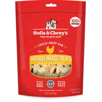 Stella & Chewy's Chicken Breast Freeze-Dried Raw Dog Treats 2.75 oz product detail number 1.0