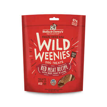 Stella & Chewy's Red Meat Wild Weenies Freeze-Dried Raw Dog Treats 3.25 oz product detail number 1.0