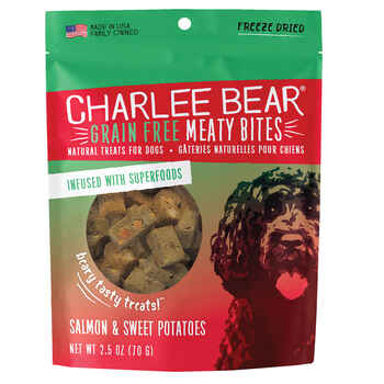 Charlee Bear Meaty Bites Salmon & Sweet Potato for Dogs 2.5oz product detail number 1.0