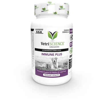 VetriScience Immune Plus Immunity Support for Dogs Medium & Large Dogs 120 ct product detail number 1.0