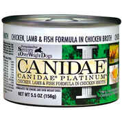 Canidae Platinum Chicken, Lamb and Fish Formula in Chicken Broth Dog Food