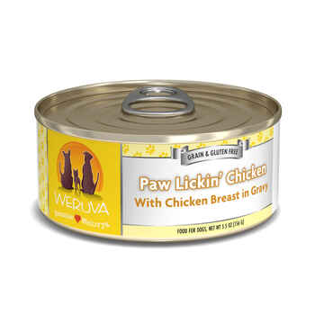 Weruva Paw Lickin Chicken with Chicken Breast in Gravy for Dogs 24 5.5-oz Cans product detail number 1.0