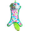 Multipet Ball-Head Unicorn Dog Toy 15" Assorted Colors
