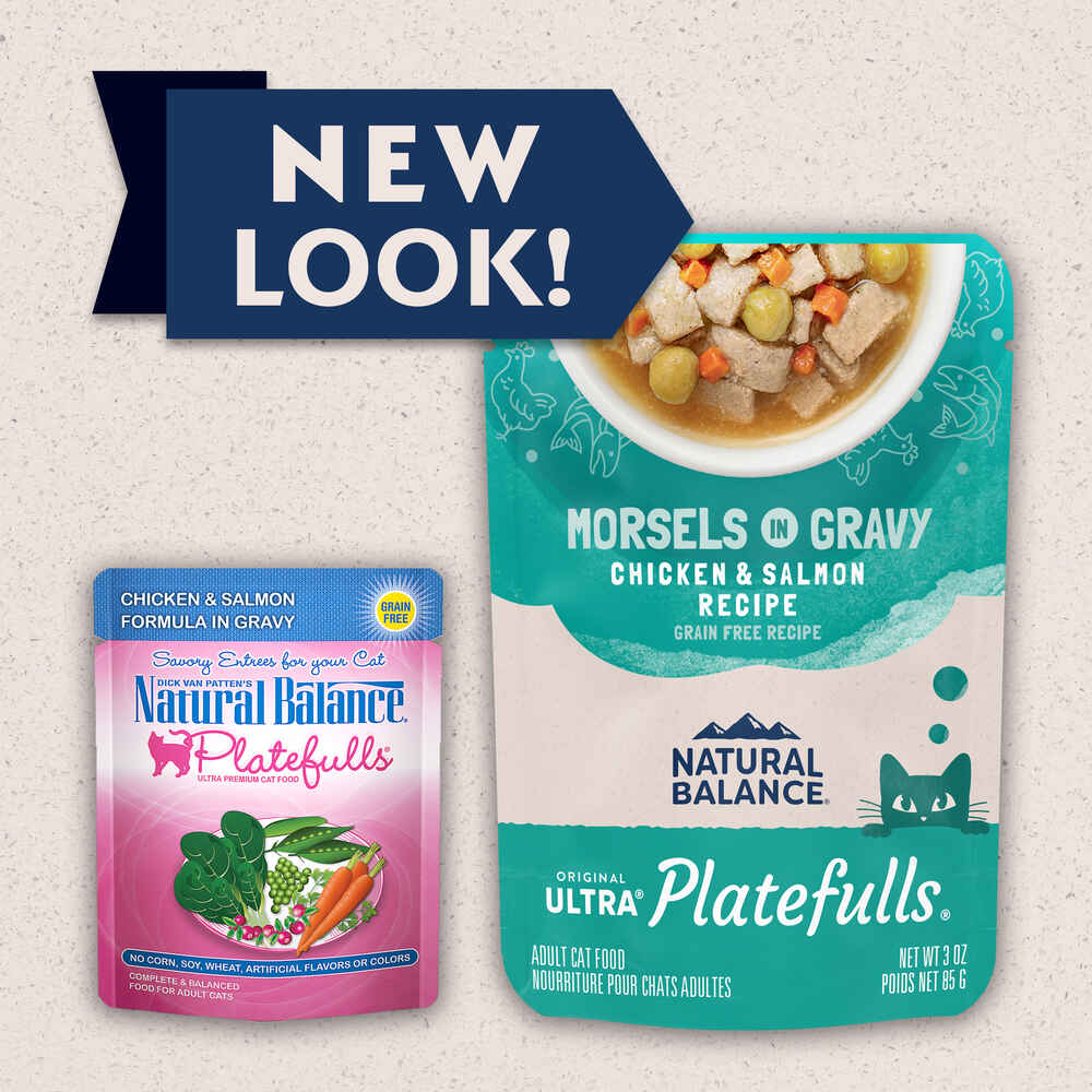 Natural Balance Original Ultra Platefulls Chicken & Salmon Recipe in Gravy Wet Cat Food
