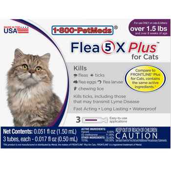 Flea5X Plus 3pk Cats product detail number 1.0