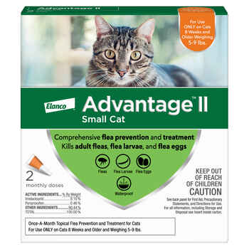 Advantage II 2pk Cat 5-9 lbs product detail number 1.0