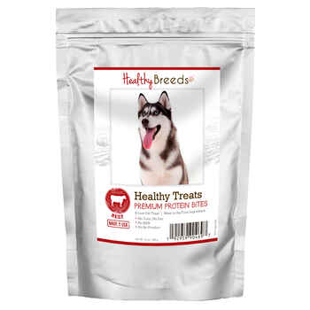 Healthy Breeds Siberian Husky Healthy Treats Premium Protein Bites Beef Dog Treats 10oz product detail number 1.0