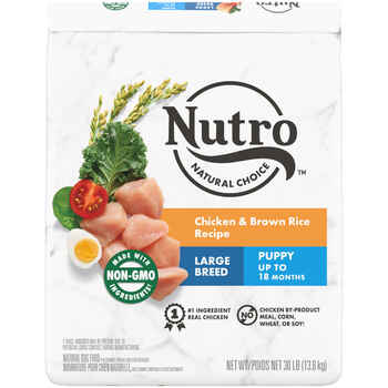 Nutro Natural Choice Large Breed Puppy Chicken & Brown Rice Recipe Dry Dog Food 30 lb Bag product detail number 1.0