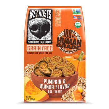 Wet Noses Pumpkin & Quinoa Grain Free Original Crunchy Dog Treats 14oz Bag product detail number 1.0