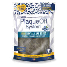 ProDen PlaqueOff System MINI Dental Care Bones with Vegetable Fusion & Blueberry Flavor for Dogs-product-tile