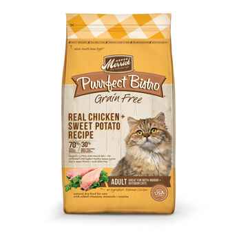 Merrick Purrfect Bistro Grain Free Real Chicken & Sweet Potato Dry Cat Food 4-lb product detail number 1.0