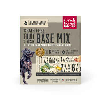 The Honest Kitchen Grain Free Fruit & Veggie Base Mix Dehydrated Dog Food - 3 lb Box product detail number 1.0