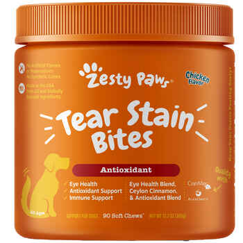 Zesty Paws Tear Stain Bites for Dogs Chicken, 90ct product detail number 1.0