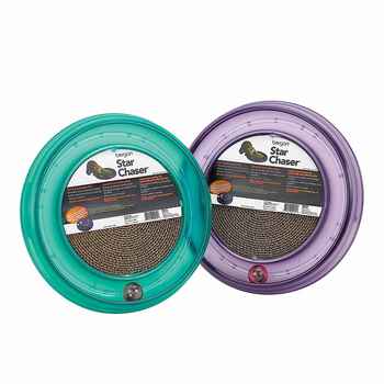 Bergan Starchaser Turboscratcher Cat Toy Assorted 16" x 16" x 1.88" product detail number 1.0