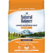 Natural Balance® Limited Ingredient Indoor Grain Free Turkey & Chickpea Recipe Dry Cat Food-product-tile