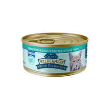 Blue Buffalo BLUE Wilderness Adult Wild Delights Minced Chicken and Trout Wet Cat Food-product-tile