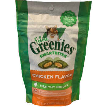 Feline Greenies SmartBites Healthy Indoor Chicken Flavor Cat Treats 2.1 oz product detail number 1.0