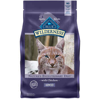 Blue Buffalo BLUE Wilderness Adult Chicken Recipe Dry Cat Food 6 lb Bag product detail number 1.0