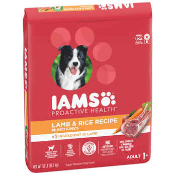 Iams ProActive Health Adult Lamb Meal and Rice Dry Dog Food 30 lb