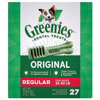 Greenies Dental Treats 27 oz Regular 27 Treats product detail number 1.0