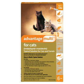 Advantage Multi 6pk Cats 5-9 lbs product detail number 1.0
