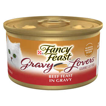 Fancy Feast Gravy Lovers Beef Feast Wet Cat Food  3 oz. Cans - Case of 24 product detail number 1.0