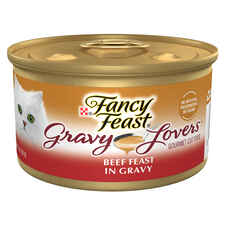 Fancy Feast Gravy Lovers Beef Feast Wet Cat Food  3 oz. Cans - Case of 24-product-tile