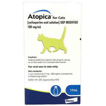 Atopica For Cats 100 mg/ml 17 ml product detail number 1.0