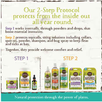 Earth Animal Nature’s Protection™ Flea & Tick Herbal Topical Powder 8oz