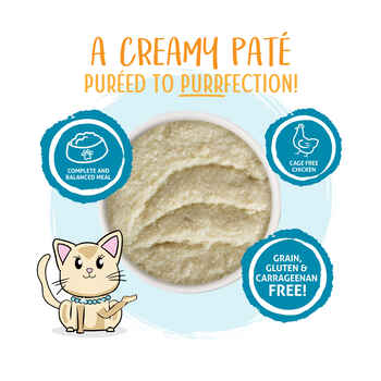 Weruva Classic Cat Pate Press Your Lunch! with Chicken for Cats 8 5.5-oz Cans